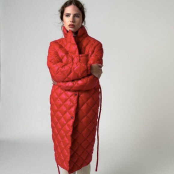 Luxton Jackets & Blazers - Luxton Curve Coat No. 1 • Lava • Women’s Size Small BRAND NEW with Tags